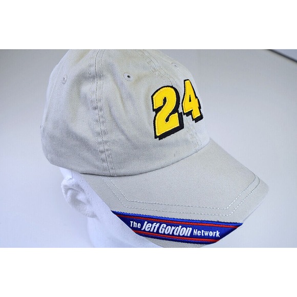 NEW Jeff Gordon Network #24 Silhouette Nascar Chase Authentics Adjustable Hat - Picture 1 of 8